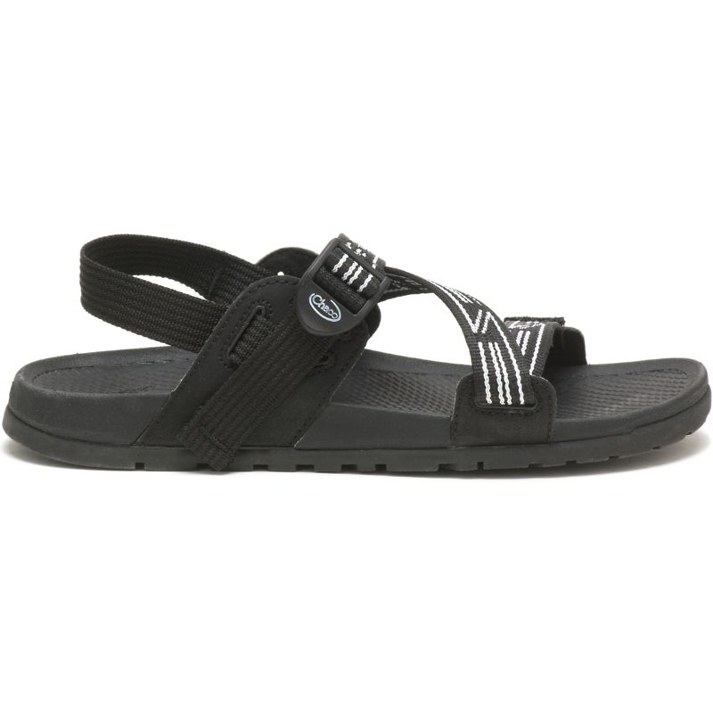 Chaco Lowdown Sandaler Dame Svarte Hvite | 23415-ZLMV