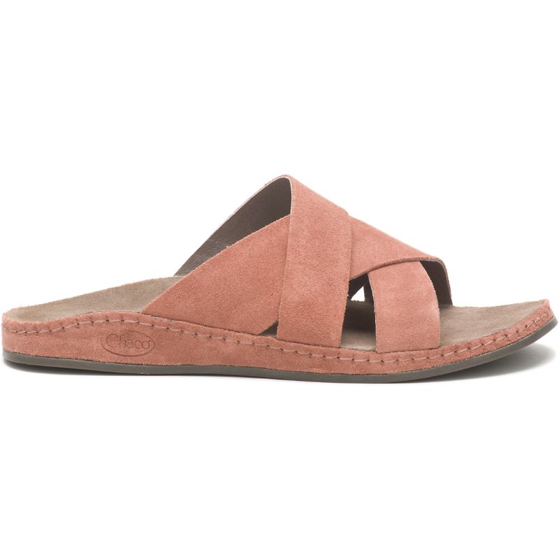 Chaco Wayfarer Badesandaler Semsket Skinn Sandaler Dame Rosa | 50679-FCZM