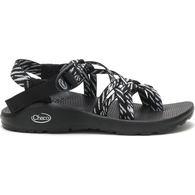 Chaco Z/Cloud X2 Sandaler Dame Svarte Hvite | 35806-QFBM