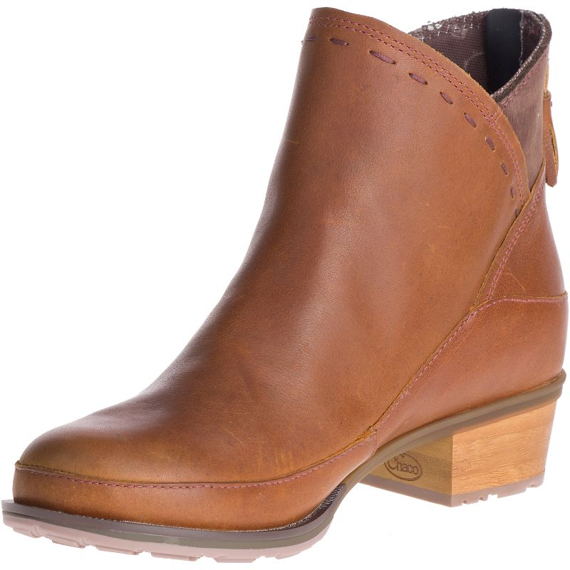 Chaco Cataluna Mid Støvler Dame Brune | 84173-CDHF