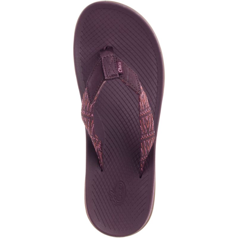 Chaco Lowdown Flip Flops Dame Rød | 35609-TMPD