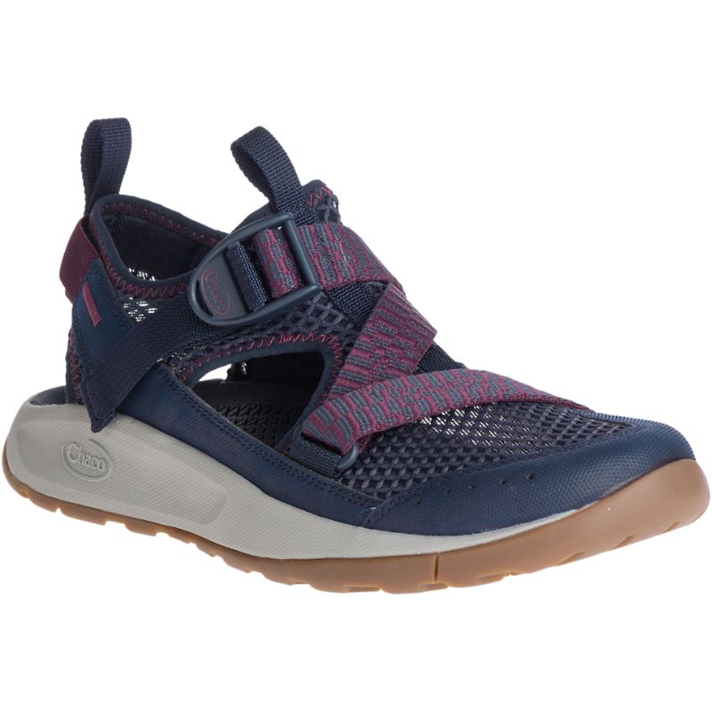 Chaco Odyssey Sandaler Dame Marineblå Rød | 52683-RGFQ