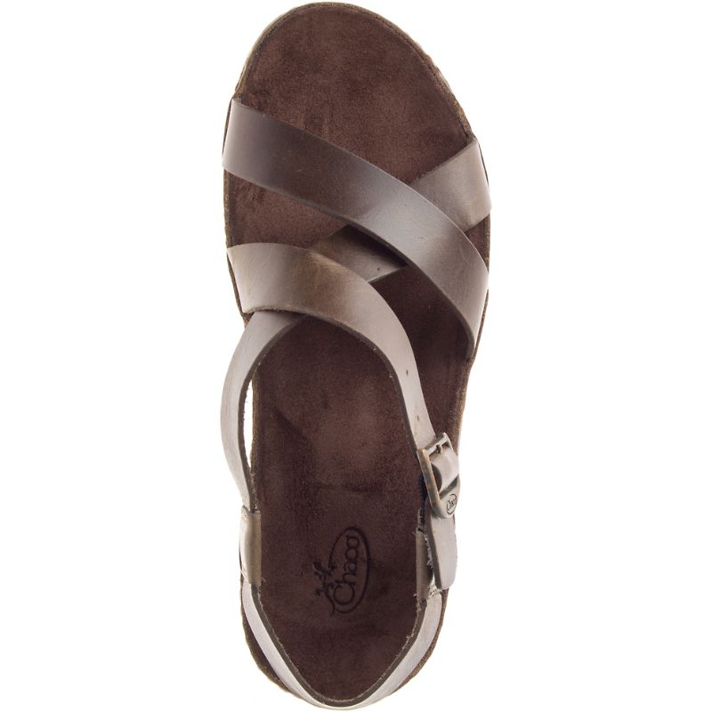 Chaco Wayfarer Sandaler Dame Brune | 80523-PISF