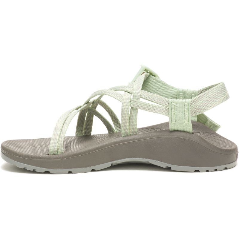 Chaco Z/Cloud X Brede Bredde Sandaler Dame Grå Grønn | 84631-JZEF