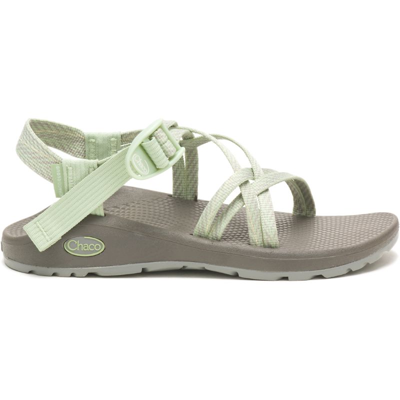 Chaco Z/Cloud X Brede Bredde Sandaler Dame Grå Grønn | 84631-JZEF